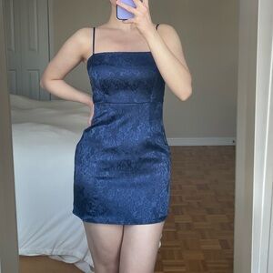 Lucy in the Sky Midnight Blue Mini Dress